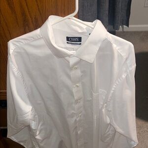 Chaps Men's Crisp White Dress Shirt